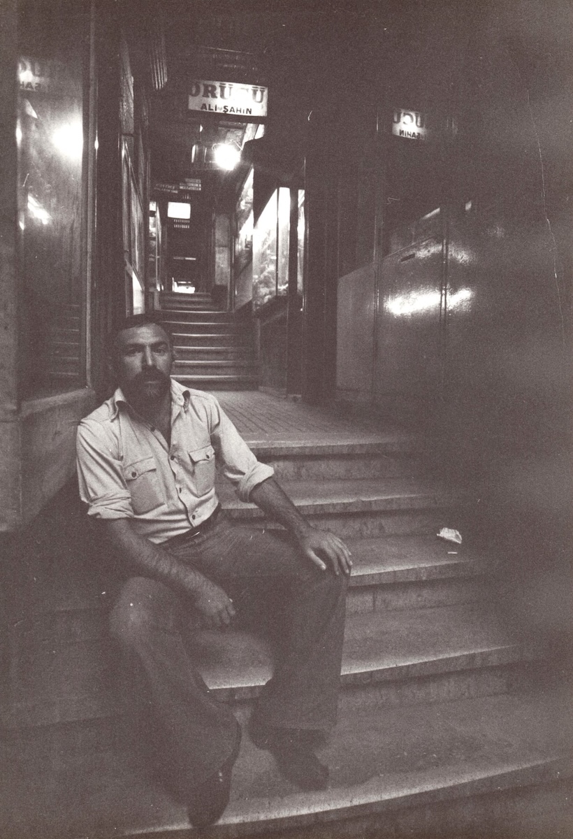 September 2, 1978, Saturday. Mehmet Güleryüz photographed by Ara Güler. © Estate of Mehmet Güleryüz
