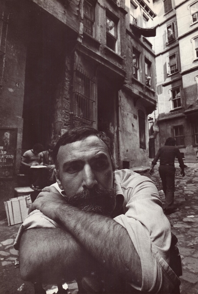 September 2, 1978, Saturday. Mehmet Güleryüz photographed by Ara Güler. © Estate of Mehmet Güleryüz