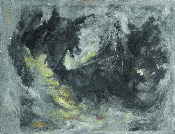 
                  Abstract II, 1963, Oil on canvas, 45 x 58 cm        