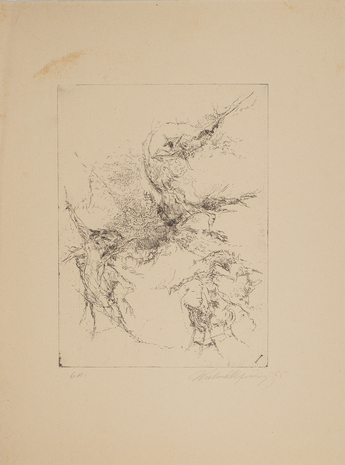 &Untitled E.A&, 1965, Gravür, 23,5 x 17,5 cm