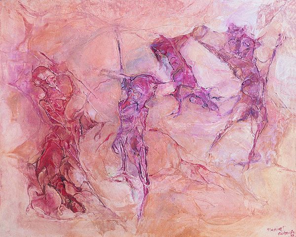 
                  Take a shot, 1965, Oil on canvas, 54 x 65 cm        