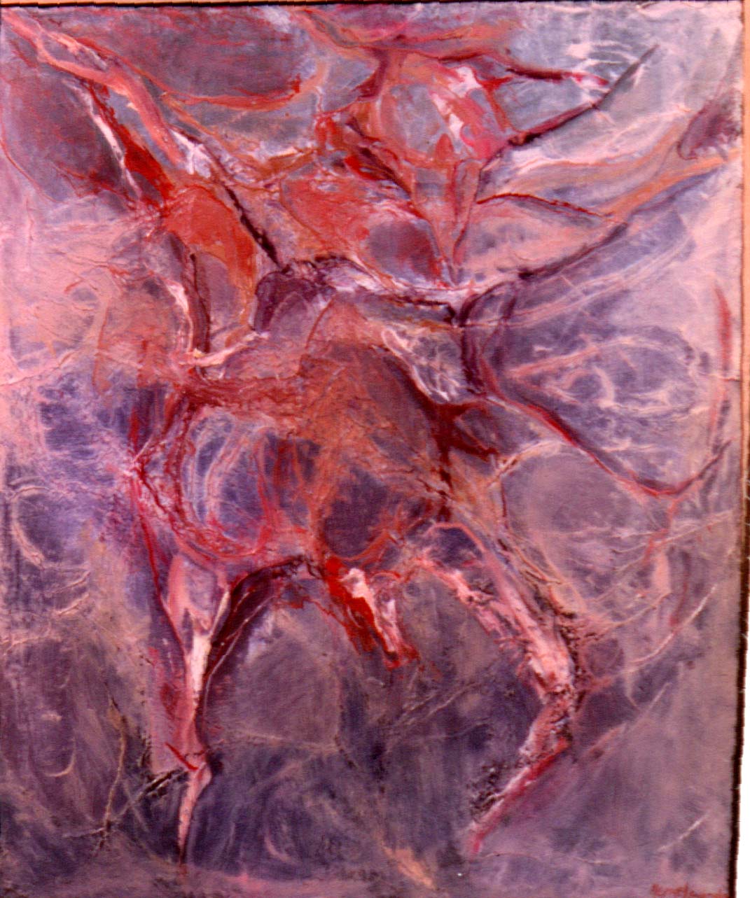 &Dance of Skinned Figures II&, 1965, Tual üzerine yağlıboya, 100 x 70 cm