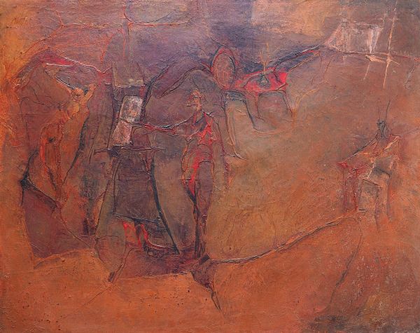 
                  Studio, 1965, Oil on canvas, 81 x 65 cm        