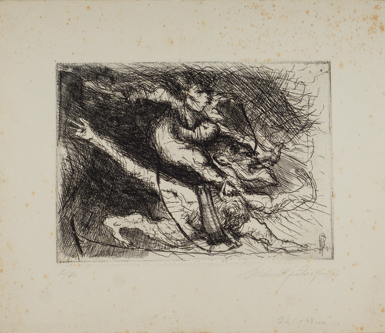 &Untitled 2/20&, 1967, Gravür, 17,5 x 24,5 cm