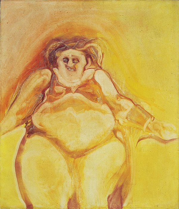 
                  Woman I, 1967, Oil on canvas, 70 x 60 cm        