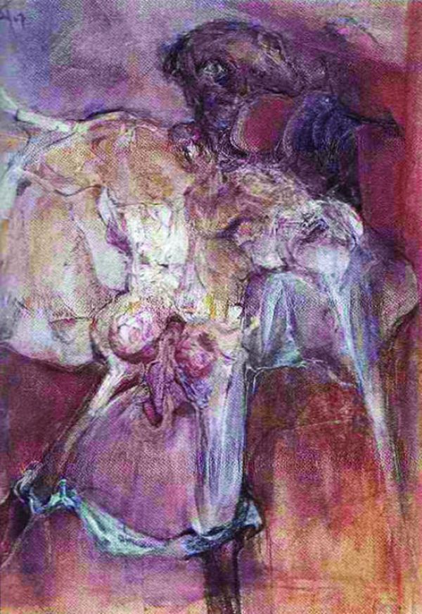 
                  Horny, 1967, Oil on canvas, 100 x 70 cm        