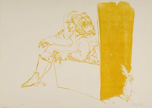 
                  Untitled E.A, 1973, Lıthography, 38 x 53,5 cm        