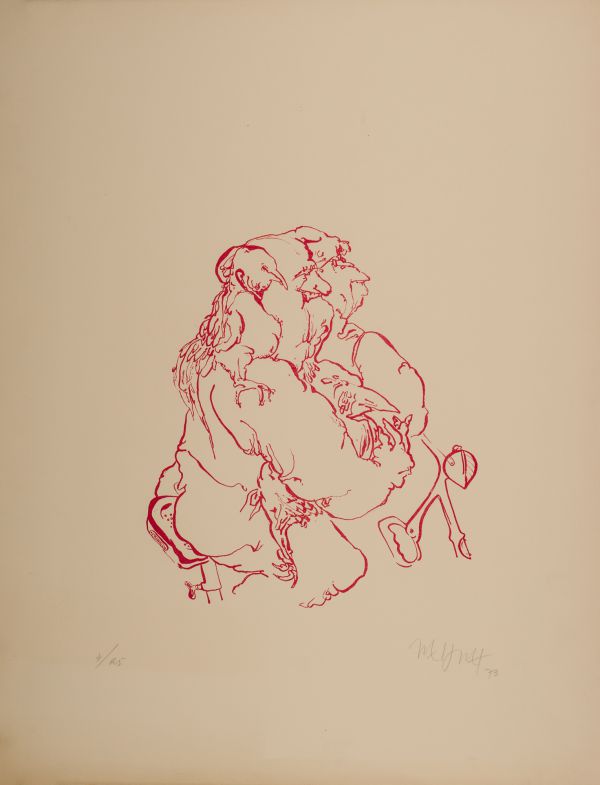 
                  Untitled 4/25 , 1973 Paris, 1973, Lıthography, 66 x 50,5 cm        