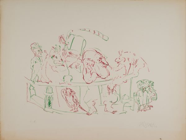 
                  Untitled E.A , 1973 Paris, 1973, Lıthography, 50,5 x 65,5 cm        