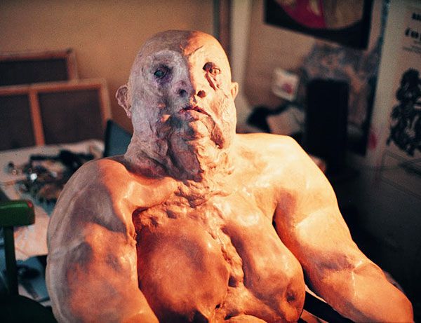 
                  Fat Man, 1974, Papier maché, mixed media, 140 x 95 cm        