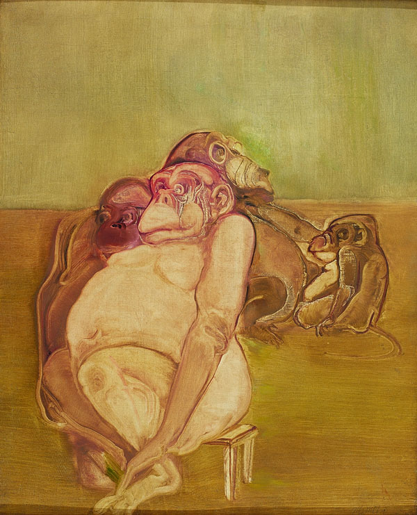 &The Family&, 1974, Tual üzerine yağlıboya, 99.5 x 81 cm
