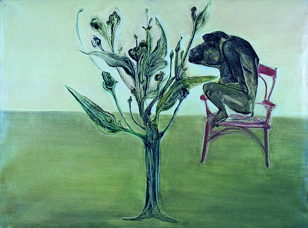 &Expectation&, 1974, Tual üzerine yağlıboya, 89 x 116 cm