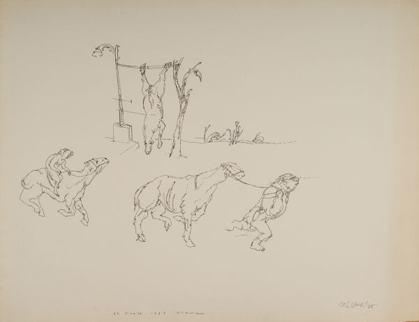 
                  January 24 , 1975 İstanbul, 1975, Rotring on paper, 41 x 67 cm        