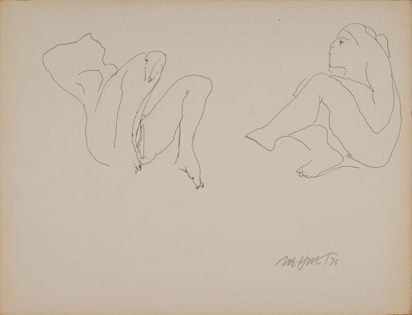 
                  Untitled, 1976, Rotring on paper, 25 x 33 cm        
