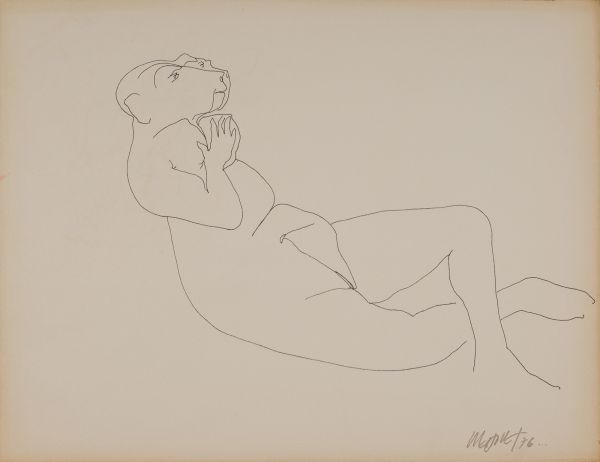 
                  Untitled, 1976, Rotring on paper, 25 x 33 cm        