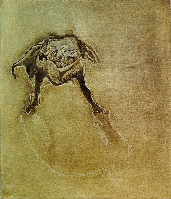 
                  Dog's Shadow, 1977, Oil on canvas, 60 x 70 cm        