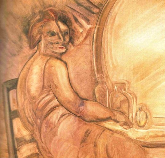 &The  Transvestite&, 1979, Tual üzerine yağlıboya, 103.5 x 110 cm