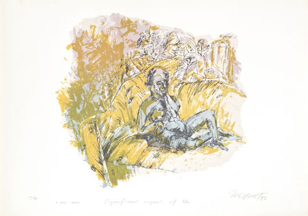 
                  Significant aspect of the.., 1982, Silkscreen, 50 x 70 cm        