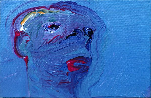 
                  Portrait, 1983, Mixed media, 12 x 17 cm        