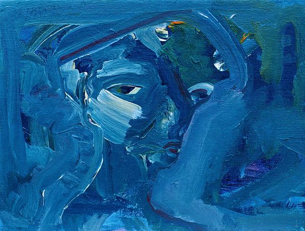 
                  Portrait I, 1983, Mixed media, 22.5 x 30 cm        