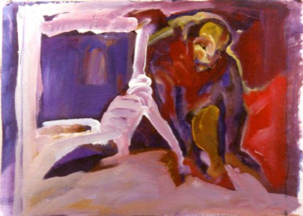 
                  NY-24, 1983, Mixed media,  x  cm        