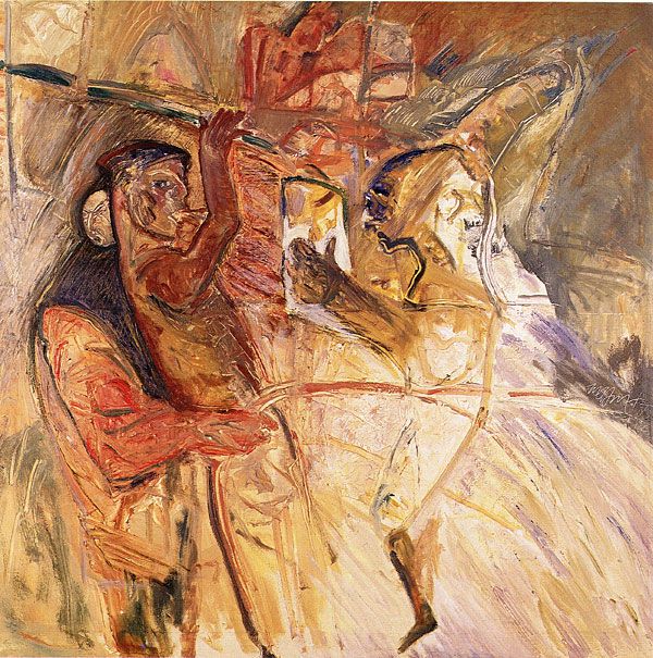 
                  On the Contrary, 1985, Oil on canvas, 100 x 100 cm        