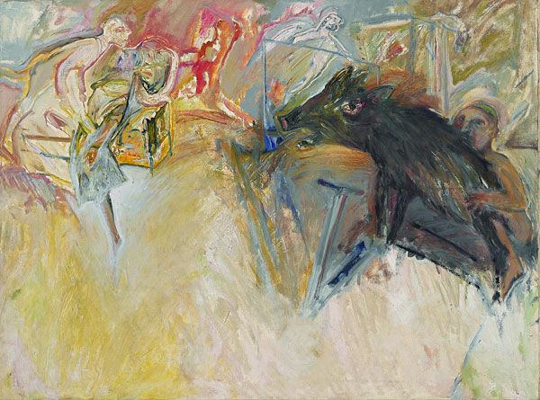 
                  At a Place Where Anything Could Happen, 1985, Oil on canvas, 97 x 130 cm        