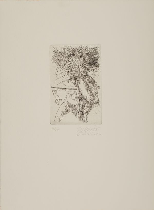 
                  Untitled 4/10 ,1985, 1985, Gravure, 14,2 x 9,3 cm        