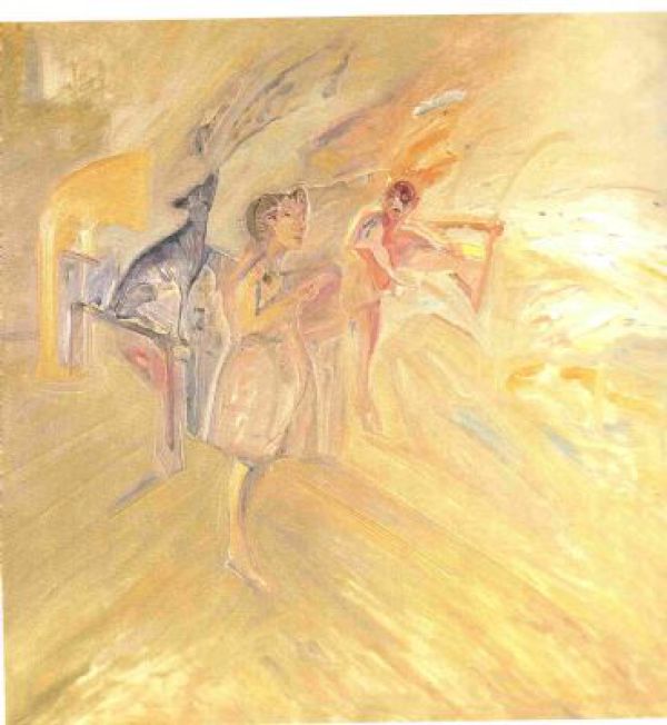 
                  The Deck, 1986, Oil on canvas, 100 x 100 cm        