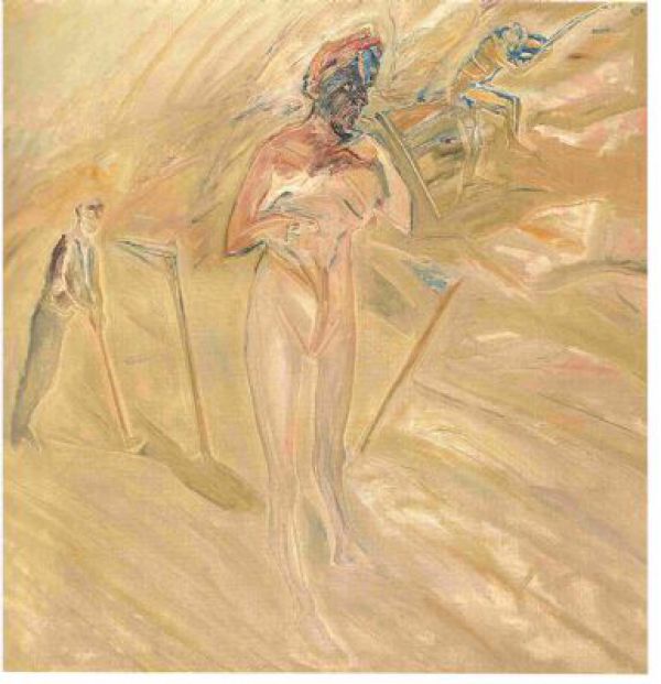 
                  I don't know, 1986, Oil on canvas, 100 x 100 cm        