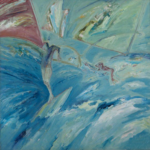 
                  The Same Wind, 1986, Oil on canvas, 100 x 100 cm        