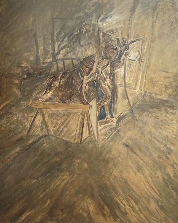 
                  Wife of the Tiger Man, 1986, Oil on canvas, 130 x 162 cm        