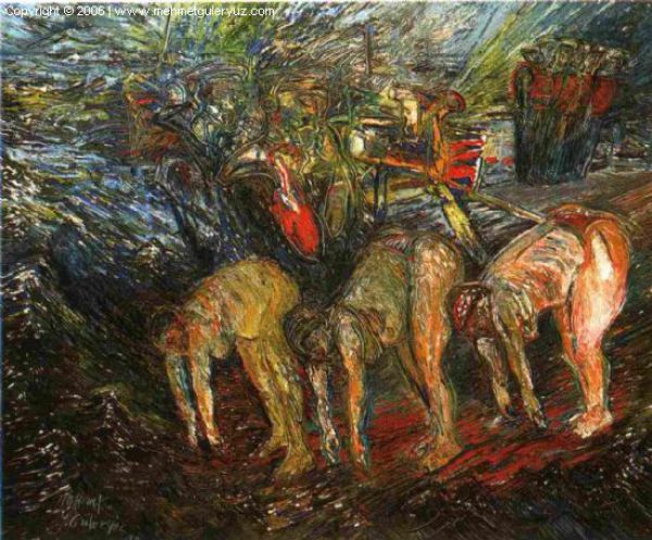 
                  Untitled, 1988, Oil on canvas, 130 x 162 cm        