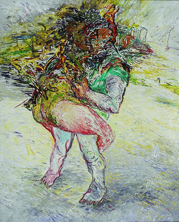 
                  The Couple, 1988, Oil on canvas, 162 x 130 cm        