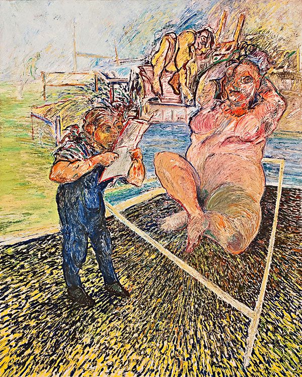 
                  Autonomous Region, 1988, Oil on canvas, 162 x 130 cm        