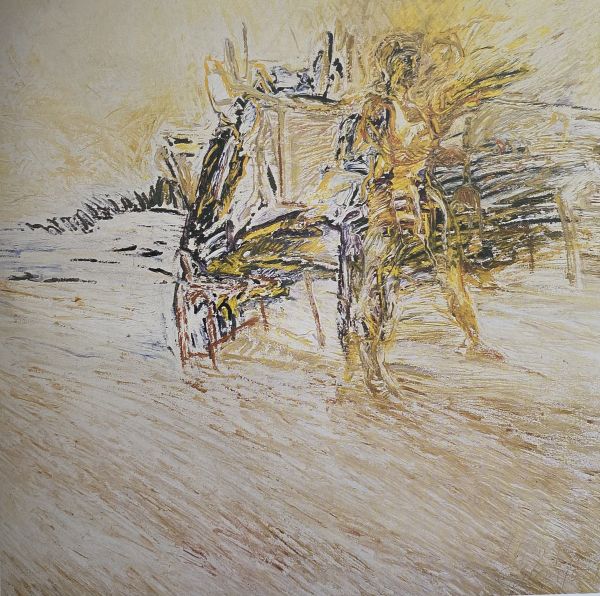 
                  The Piano Player, 1988, Oil on canvas, 90 x 90 cm        