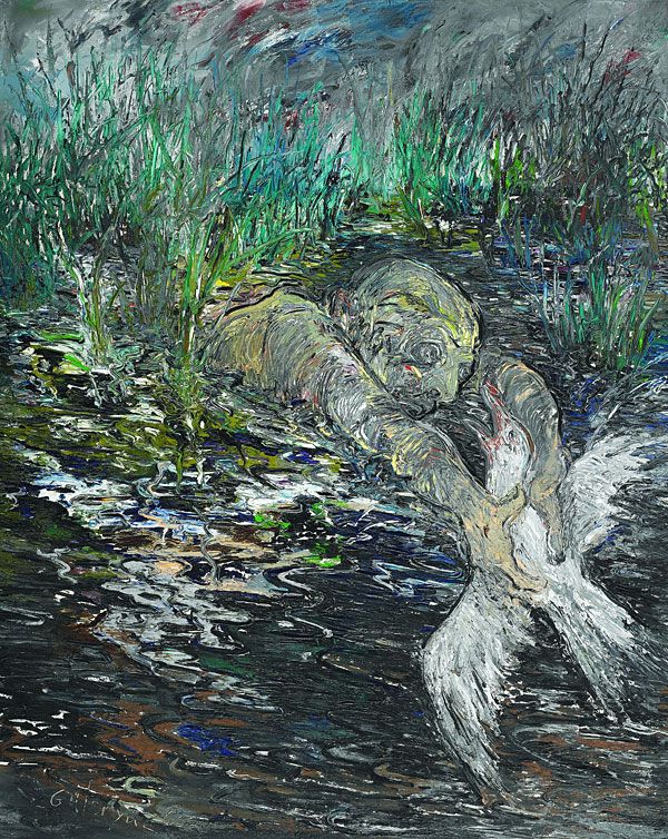 
                  Seagull, 1989, Oil on canvas, 162 x 130 cm        