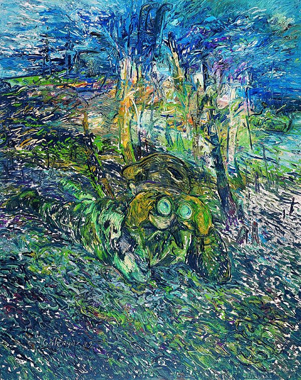 
                  Watchman, 1989, Oil on canvas, 162 x 130 cm        