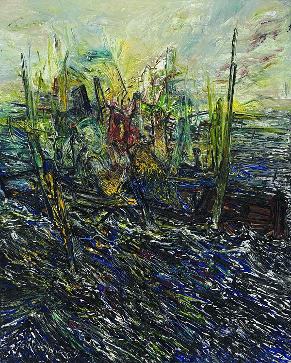 
                  Untitled, 1989, Oil on canvas, 162 x 130 cm        