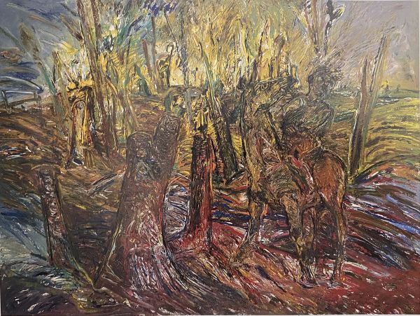 
                  Forest, 1989, Oil on canvas, 116 x 89 cm        
