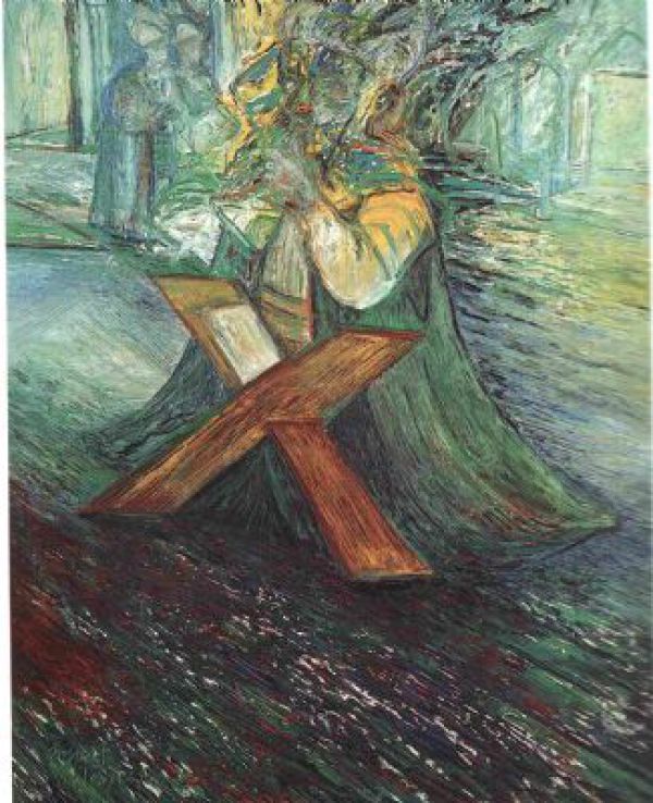 
                  The Unschooled Prince, 1990, Oil on canvas, 130 x 162 cm        