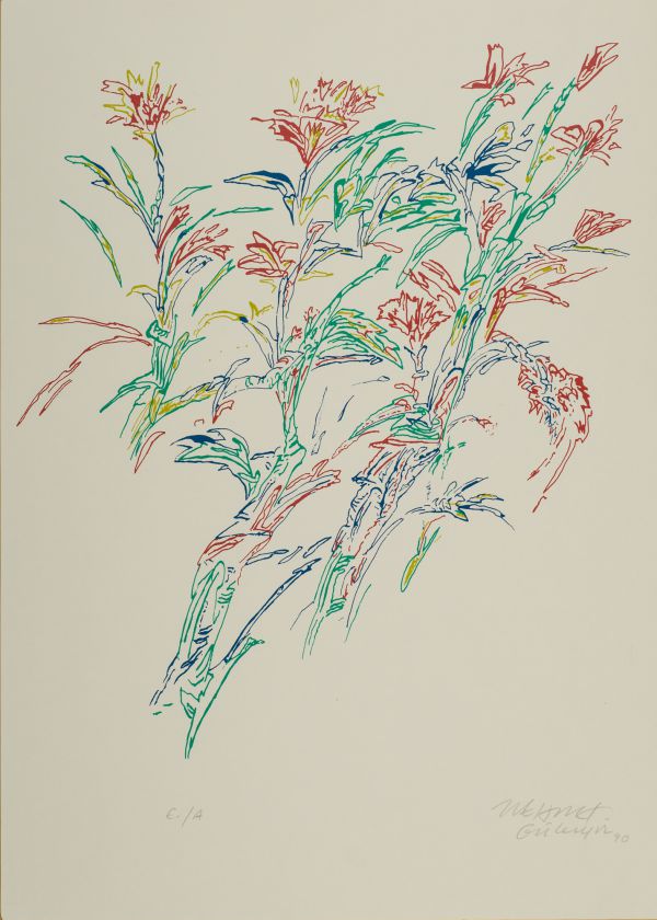
                  Untitled, 1990, Screen printing, 50,5 x 36 cm        