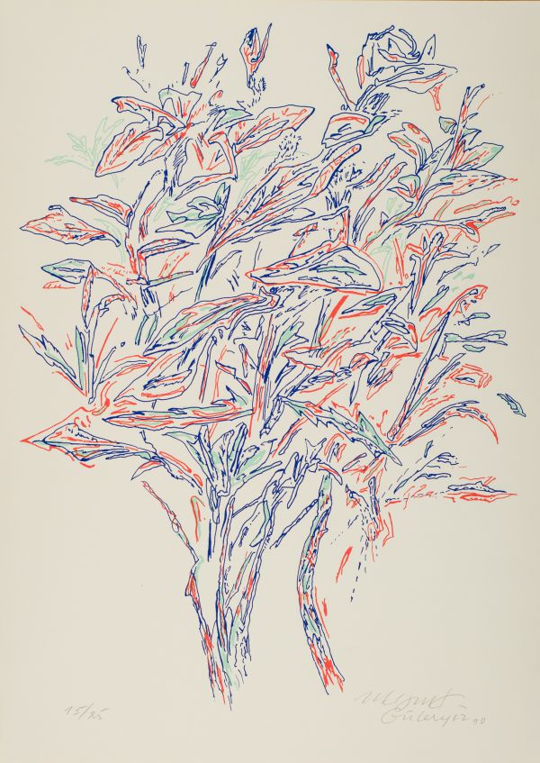 
                  Untitled, 1990, Screen printing, 50,5 x 36 cm        