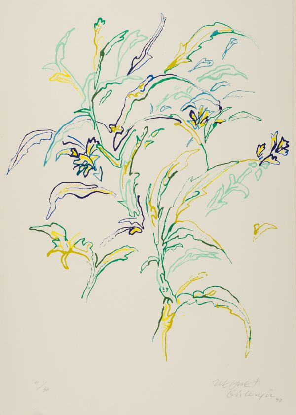 
                  Untitled, 1990, Screen printing, 50,5 x 36 cm        