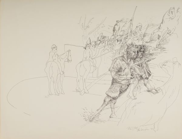 
                  Untitled, 1990, Rotring on paper, 50 x 70 cm        