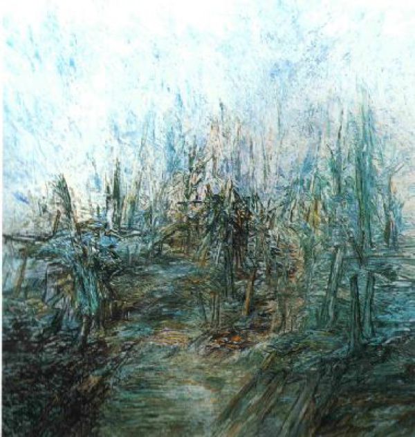 
                  The Counter Wind Series - X, 1991, Oil on canvas, 350 x 325 cm        