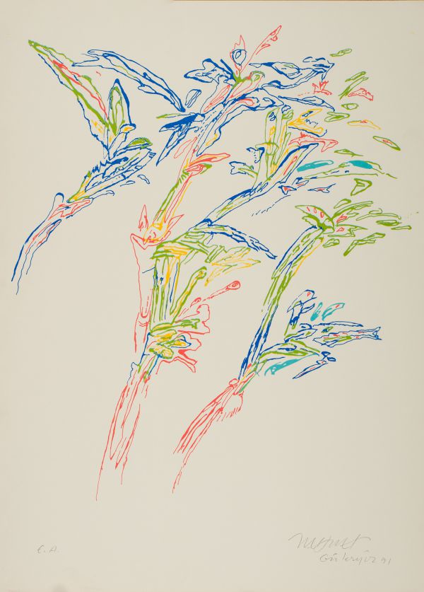 
                  Untitled, 1991, Screen printing, 51 x 36 cm        