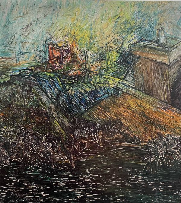 
                  Untitled, 1991, Oil on canvas, 200 x 180 cm        