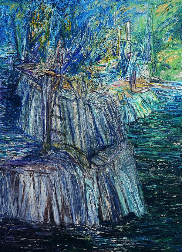 
                  The Island I, 1992, Oil on canvas, 200 x 146 cm        