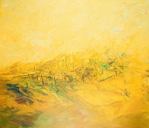 
                  Trash Stories I, 1993, Oil on canvas, 260 x 300 cm        